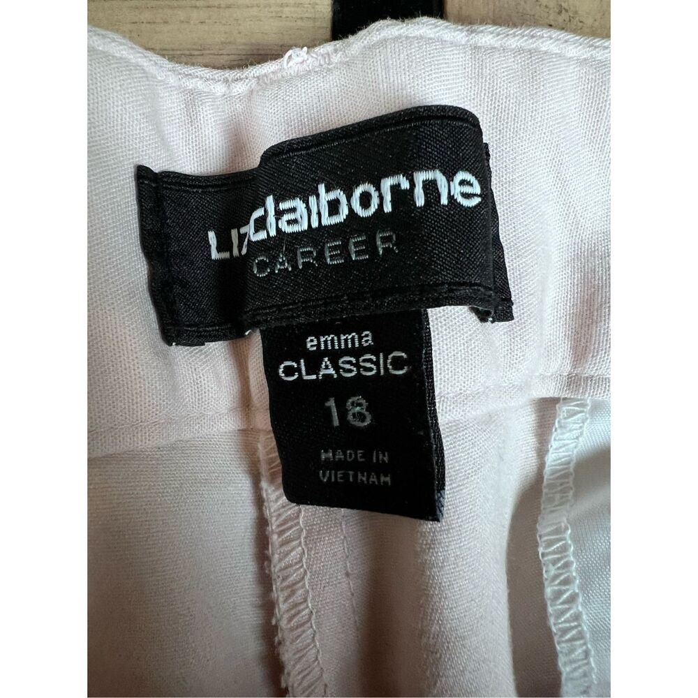 Liz Claiborne Emma classic fit size 18 tan pants ￼‎ - Picture 2 of 7